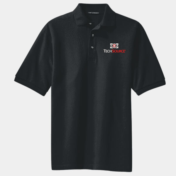 TechSource Embroidered - Tall Heavyweight Cotton Pique Polo Thumbnail