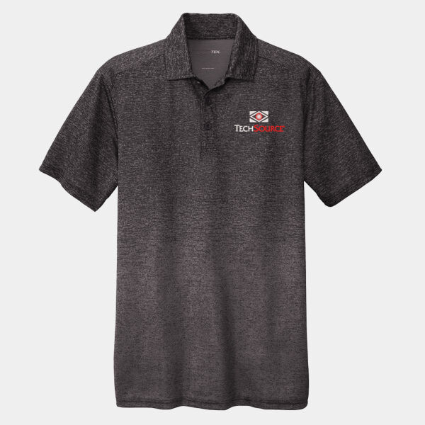 TechSource Embroidered - Ombre Heather Polo Thumbnail