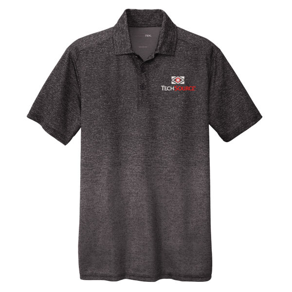TechSource Embroidered - Ombre Heather Polo Thumbnail
