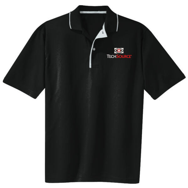 TechSource Embroidered - Dri Mesh ® Polo with Tipped Collar and Piping Thumbnail