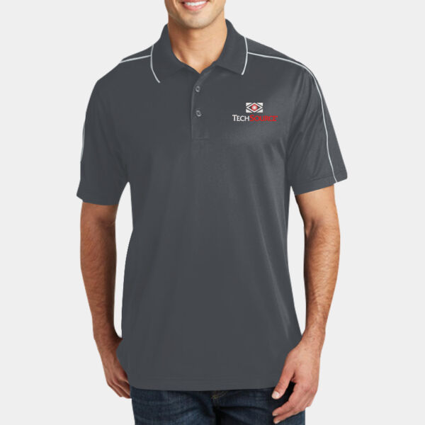 TechSource Embroidered - Micropique Sport Wick ® Piped Polo Thumbnail
