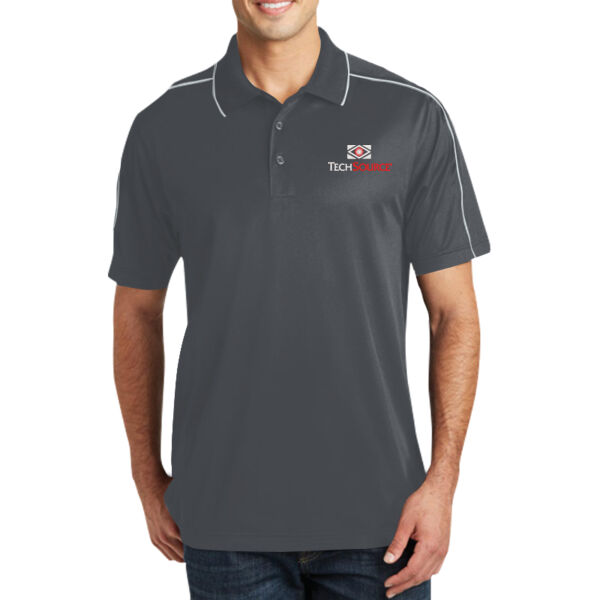 TechSource Embroidered - Micropique Sport Wick ® Piped Polo Thumbnail