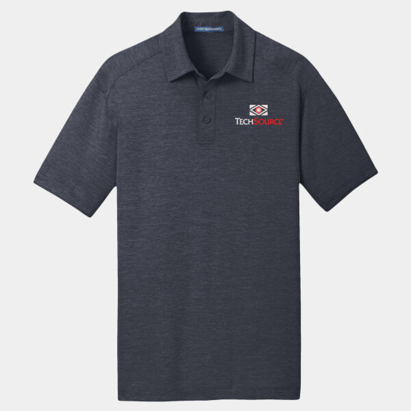 TechSource Embroidered - Digi Heather Performance Polo Thumbnail