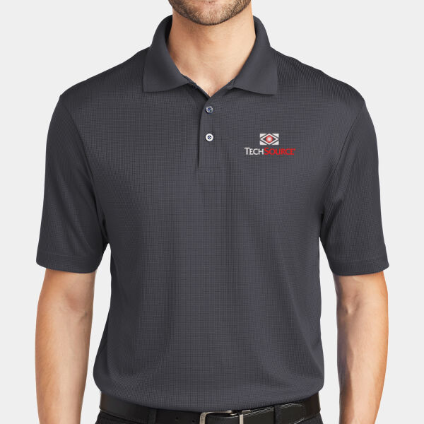 TechSource Embroidered - Performance Fine Jacquard Polo Thumbnail
