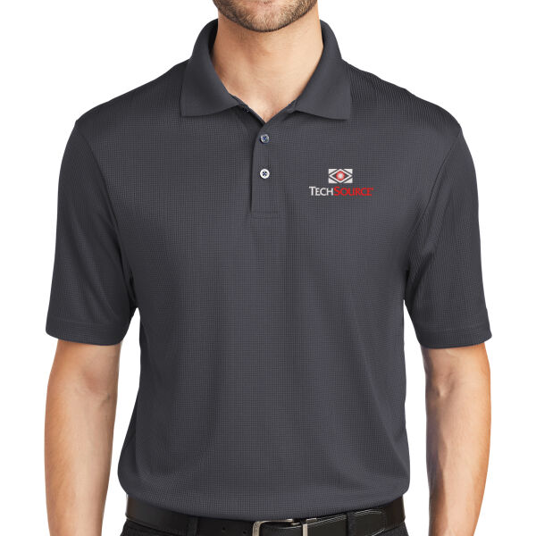 TechSource Embroidered - Performance Fine Jacquard Polo Thumbnail