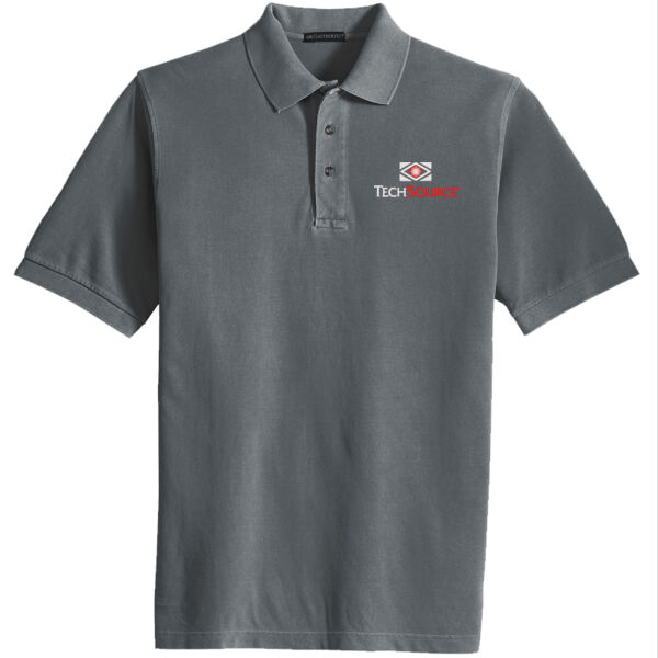 TechSource Embroidered - Heavyweight Cotton Pique Polo Thumbnail