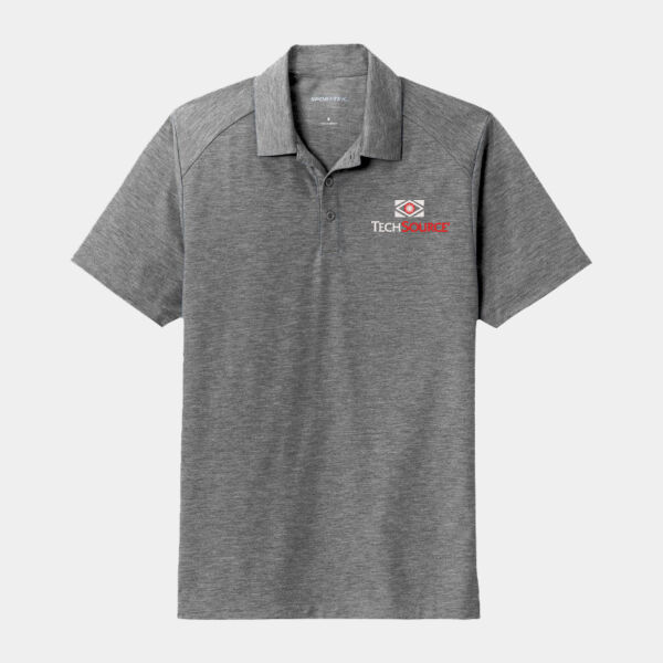 TechSource Embroidered - PosiCharge ® Tri Blend Wicking Polo Thumbnail