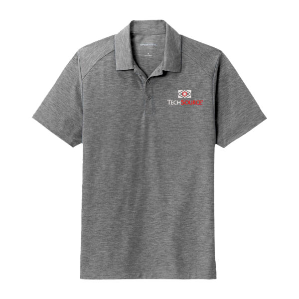 TechSource Embroidered - PosiCharge ® Tri Blend Wicking Polo Thumbnail