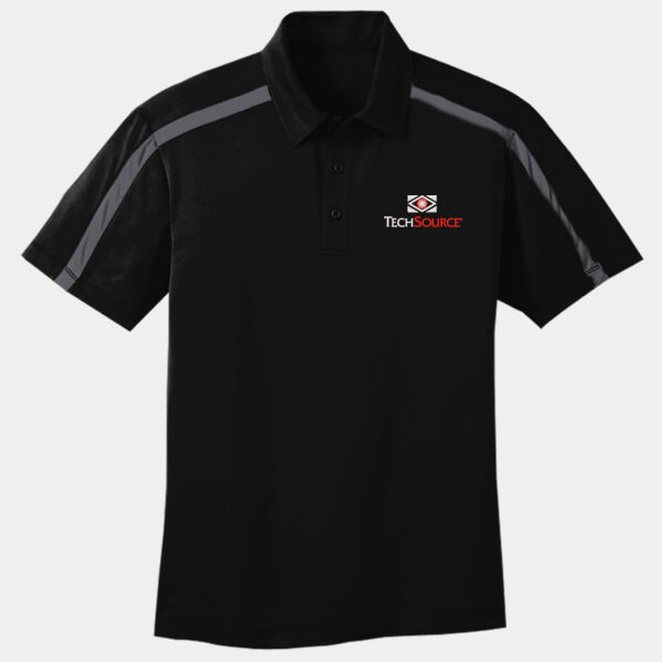 TechSource Embroidered - Silk Touch™ Performance Colorblock Stripe Polo  Thumbnail