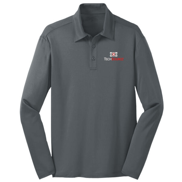 TechSource Embroidered - Silk Touch™ Performance Long Sleeve Polo Thumbnail