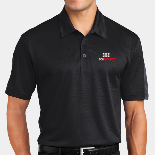 TechSource Embroidered - PosiCharge ® Active Textured Colorblock Polo Thumbnail