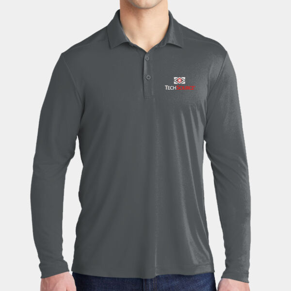 TechSource Embroidered - Posi UV ® Pro Long Sleeve Polo Thumbnail