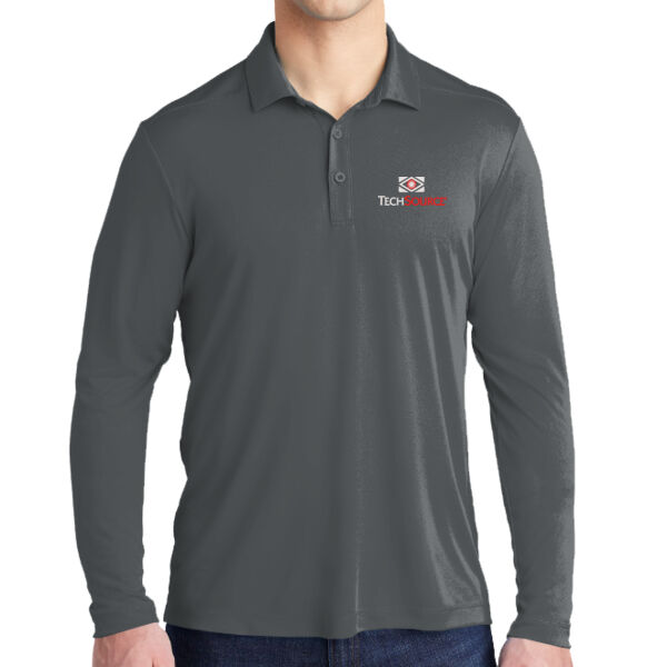 TechSource Embroidered - Posi UV ® Pro Long Sleeve Polo Thumbnail