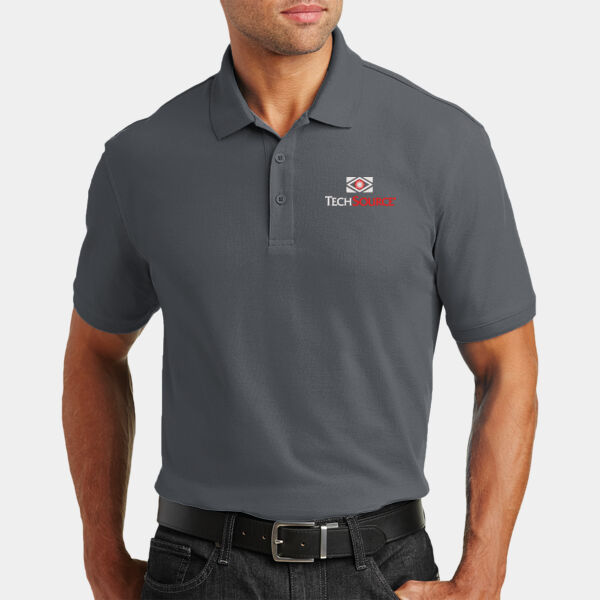 TechSource Embroidered - Core Classic Pique Polo Thumbnail
