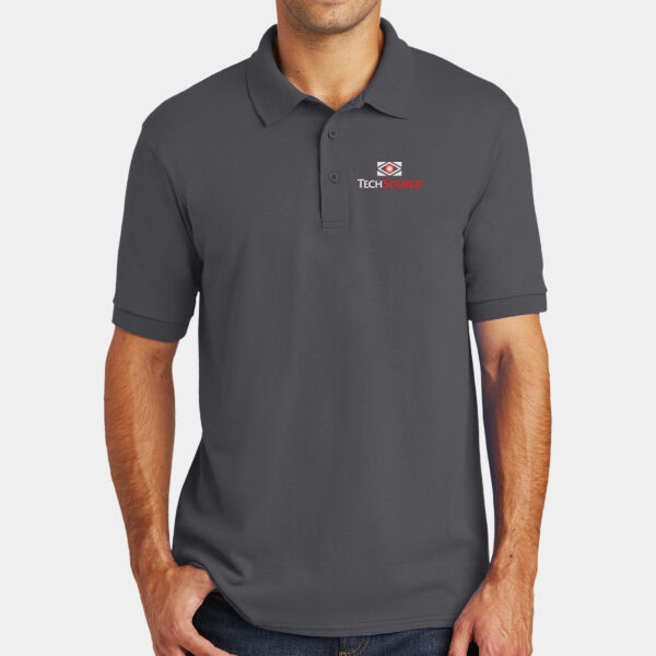 TechSource Embroidered - Core Blend Jersey Knit Polo Thumbnail