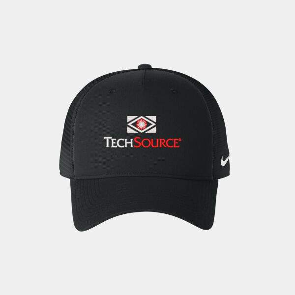 TechSource Embroidered - Snapback Mesh Trucker Cap Thumbnail