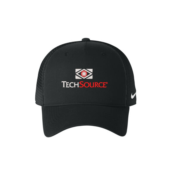 TechSource Embroidered - Snapback Mesh Trucker Cap Thumbnail