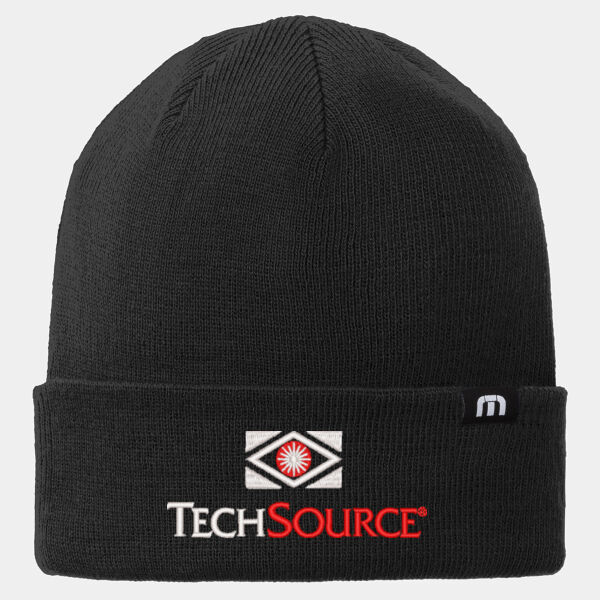 TechSource Embroidered - Solid Cuffed Beanie Thumbnail