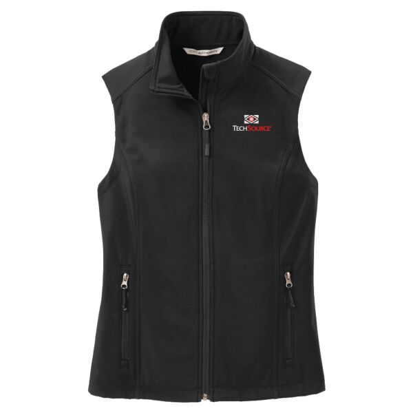 TechSource Embroidered - Ladies Core Soft Shell Vest Thumbnail