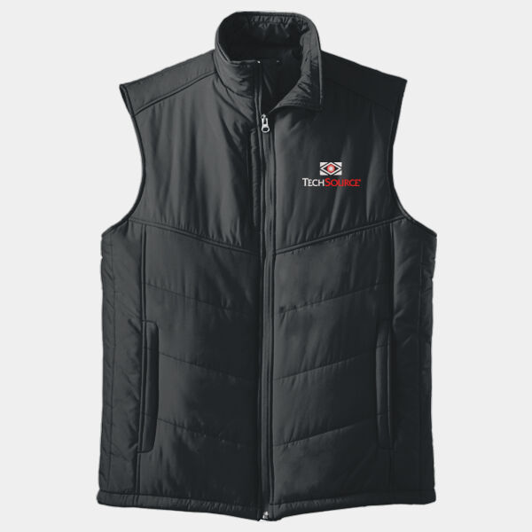 TechSource Embroidered - Ladies Puffy Vest Thumbnail