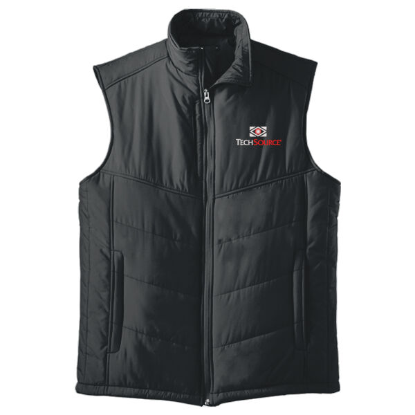 TechSource Embroidered - Ladies Puffy Vest Thumbnail
