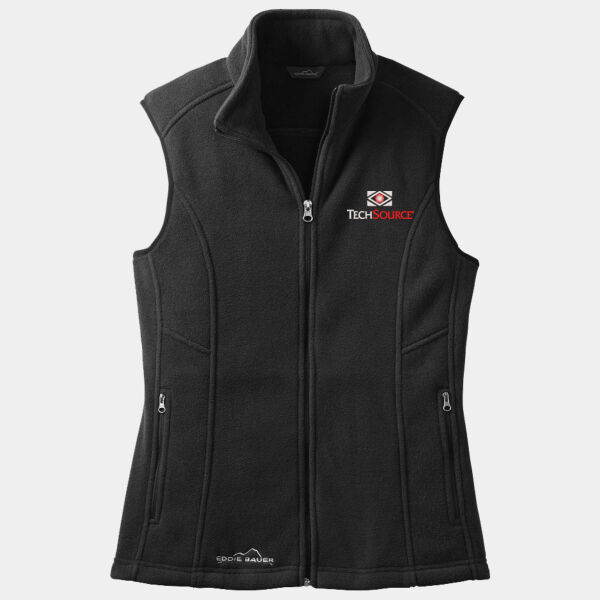 TechSource Embroidered - Ladies Fleece Vest Thumbnail