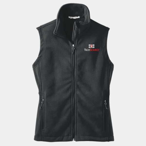 TechSource Embroidered - Ladies Value Fleece Vest Thumbnail