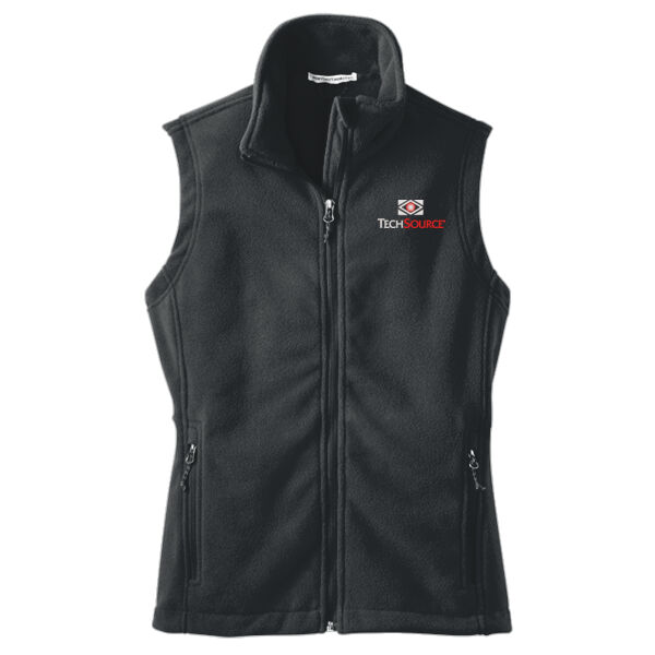 TechSource Embroidered - Ladies Value Fleece Vest Thumbnail