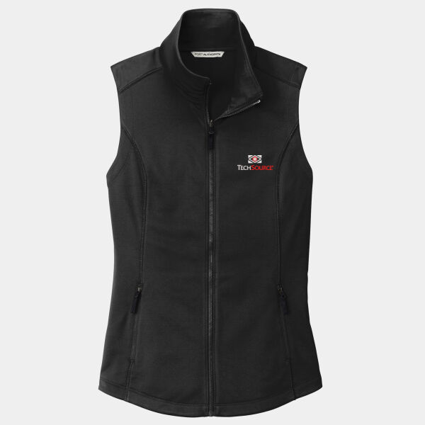 TechSource Embroidered - Ladies Collective Smooth Fleece Vest Thumbnail