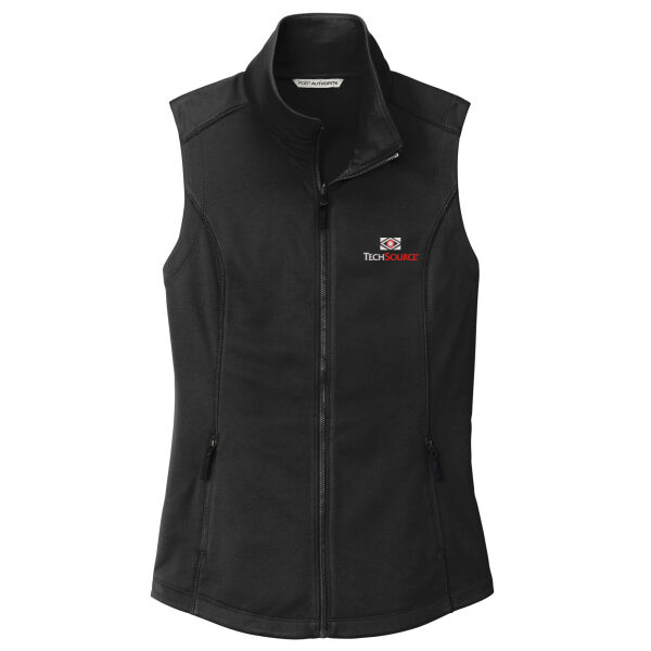 TechSource Embroidered - Ladies Collective Smooth Fleece Vest Thumbnail
