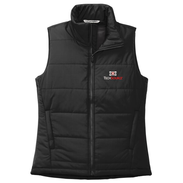 TechSource Embroidered - Ladies Puffer Vest Thumbnail