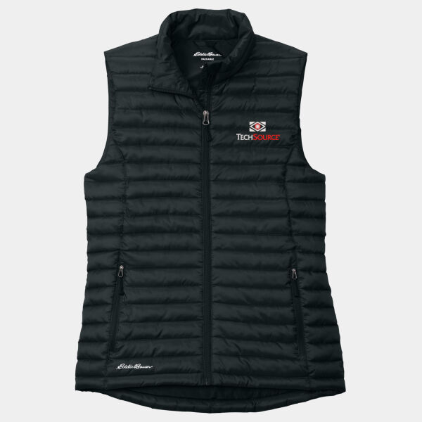 TechSource Embroidered - Women's Packable Quilted Vest Thumbnail