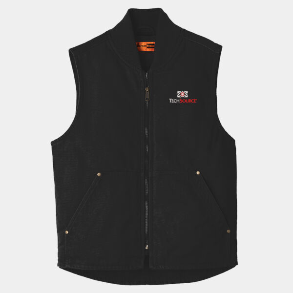 TechSource Embroidered - Washed Duck Cloth Vest Thumbnail