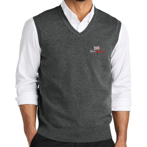 TechSource Embroidered - Easy Care Sweater Vest Thumbnail