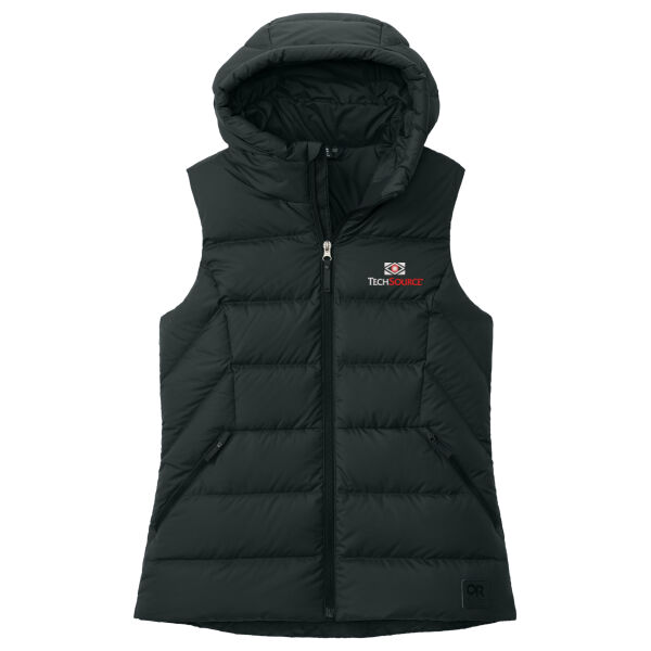 TechSource Embroidered - Women's Coldsnap Hooded Down Vest Thumbnail