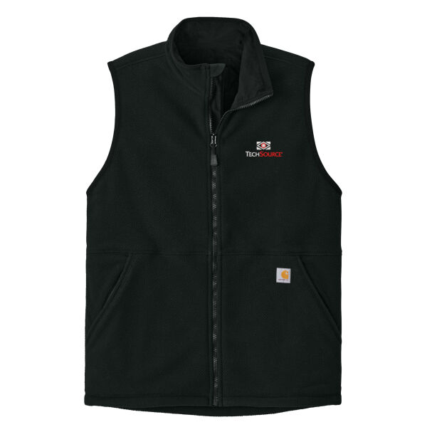 TechSource Embroidered - Textured Fleece Vest Thumbnail