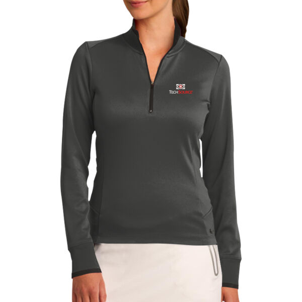 TechSource Embroidered - Ladies Dri FIT 1/2 Zip Cover Up Thumbnail