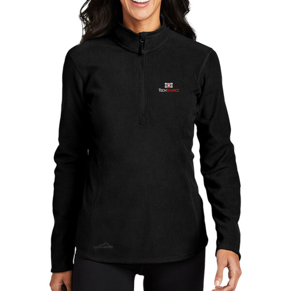 TechSource Embroidered - Ladies 1/2 Zip Microfleece Jacket Thumbnail