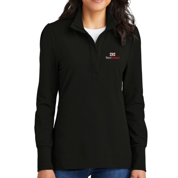 TechSource Embroidered - Ladies Fairway Stretch 1/4 Zip Thumbnail