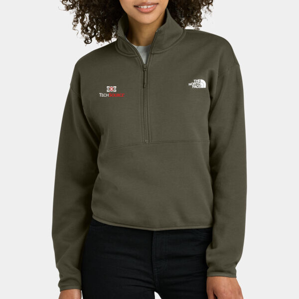 TechSource Embroidered - Women's Double Knit 1/2 Zip Fleece Thumbnail