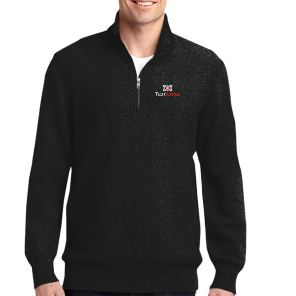 TechSource Embroidered - Super Heavyweight 1/4 Zip Pullover Sweatshirt Thumbnail