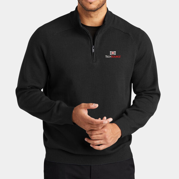 TechSource Embroidered - 1/4 Zip Sweater Thumbnail