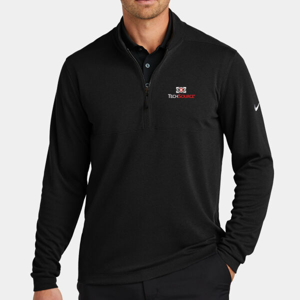TechSource Embroidered - Textured 1/2 Zip Cover Up Thumbnail