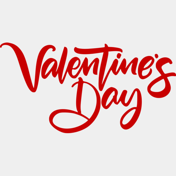 Red Valentines Day Text Thumbnail