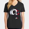 Ladies Core Cotton V-Neck Tee Thumbnail