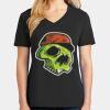 Ladies Core Cotton V-Neck Tee Thumbnail