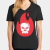 Ladies Core Cotton V-Neck Tee Thumbnail