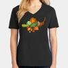 Ladies Core Cotton V-Neck Tee Thumbnail