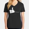 Ladies Core Cotton V-Neck Tee Thumbnail