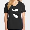 Ladies Core Cotton V-Neck Tee Thumbnail